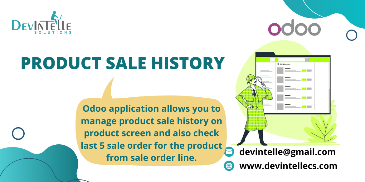 Product Sale History in Odoo App