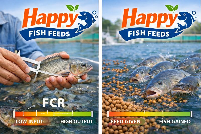 Best Fish Feed Company & Pellet Manufacturer in India | Happy Feeds