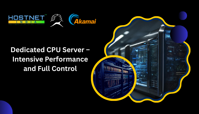 Dedicated CPU Server – Intensive Performance and Full Control