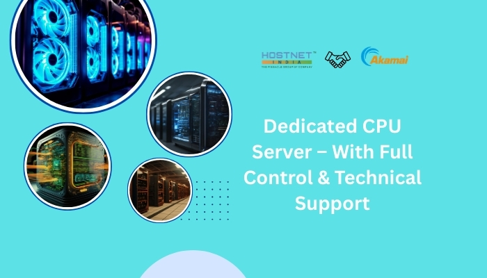 Dedicated CPU Server – With Full Control & Technical Support