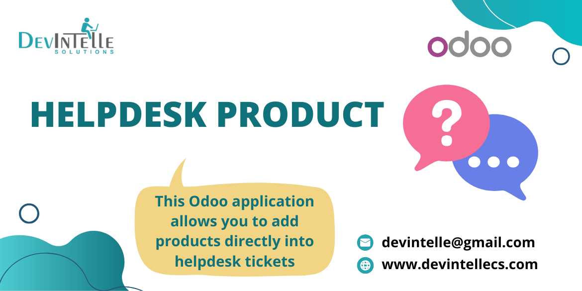 Products in Helpdesk Tickets in Odoo