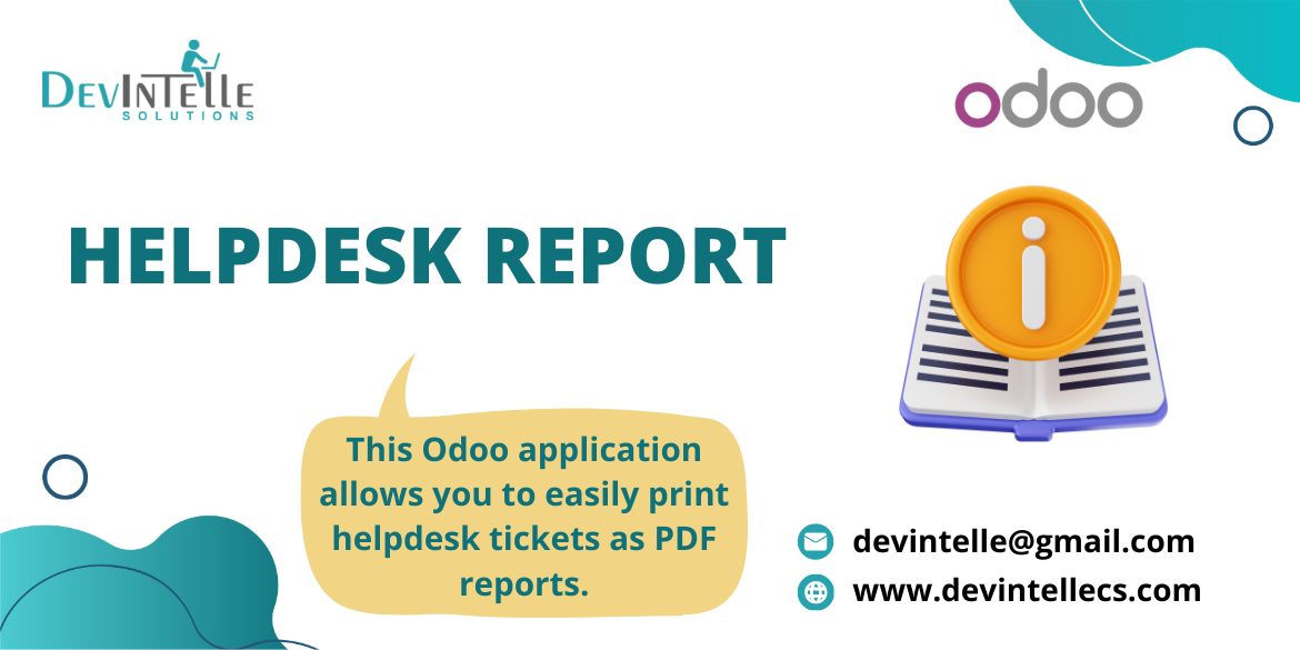 Helpdesk Ticket PDF Report in Odoo