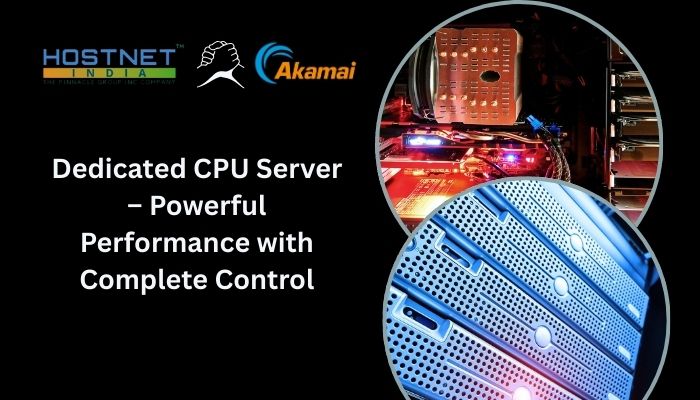 Dedicated CPU Server – Powerful Performance with Complete Control