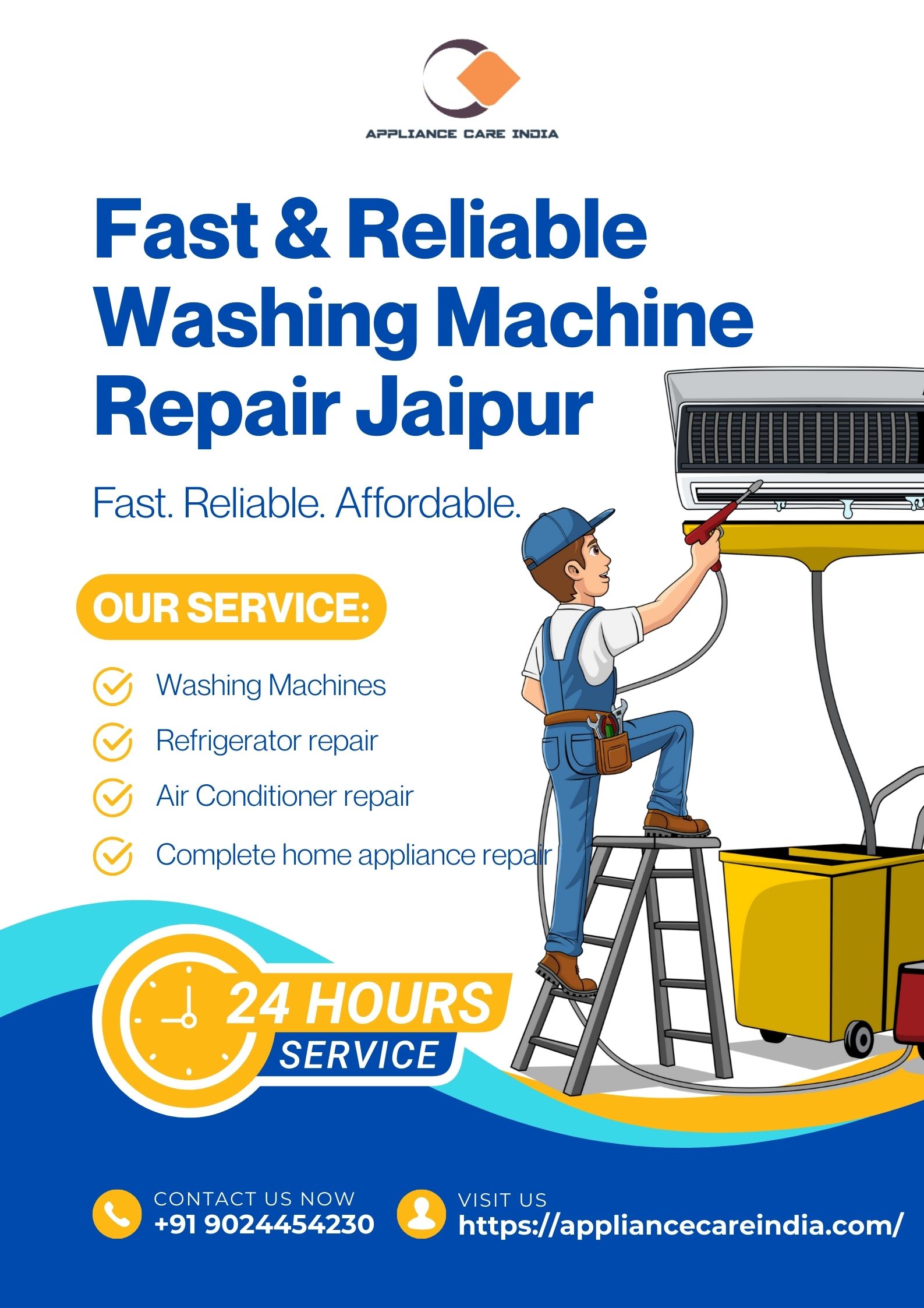 Fast & Reliable Washing Machine Repair Jaipur – Book Online Now