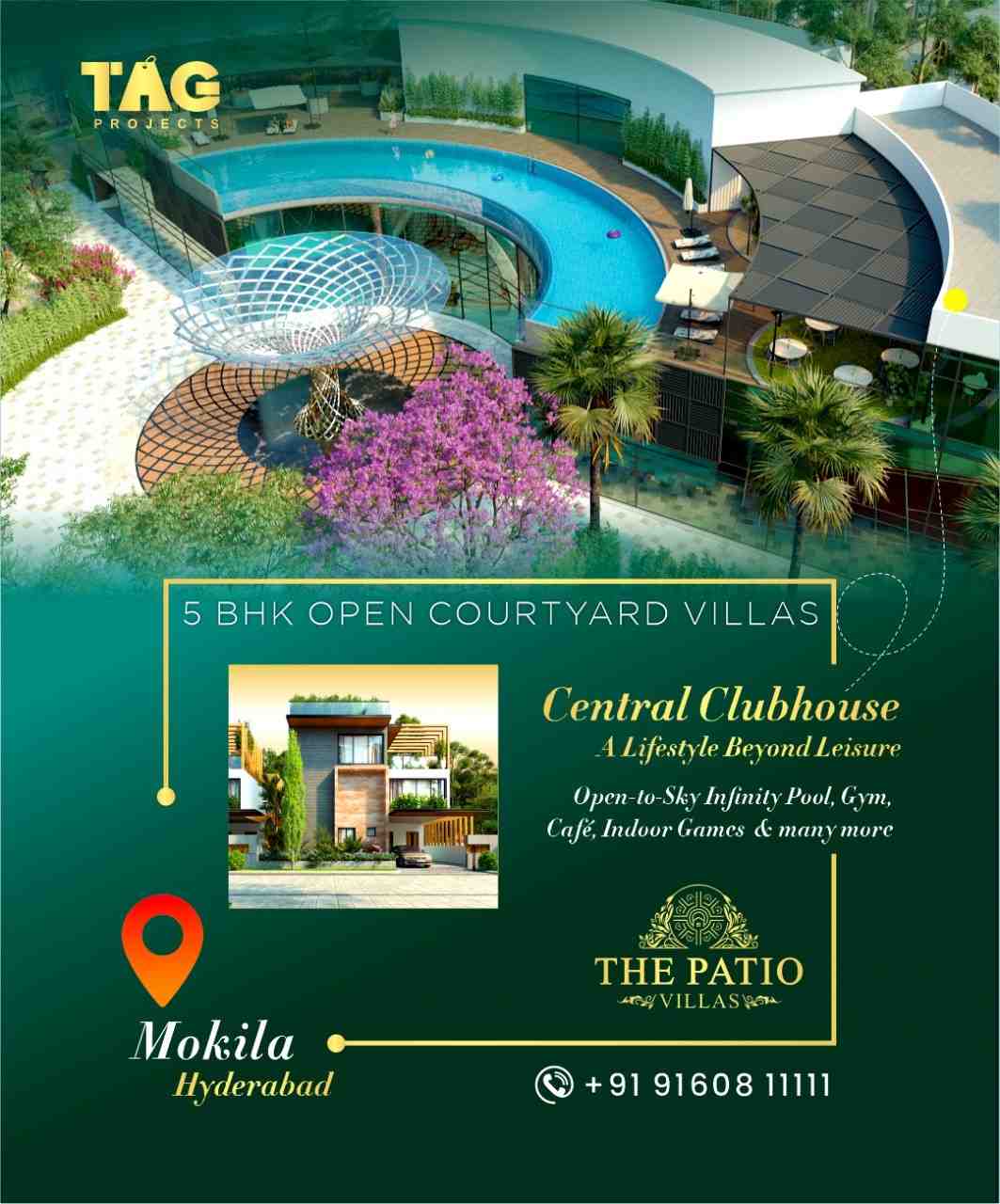 Luxury gated community villas in Hyderabad offer comfort and beautiful homes.