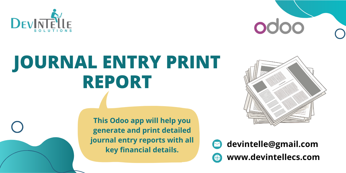 Journal Entry Print Report in Odoo