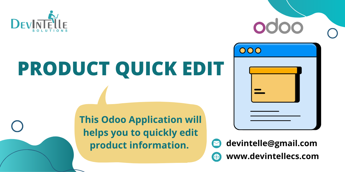 Product Quick Edit in Odoo