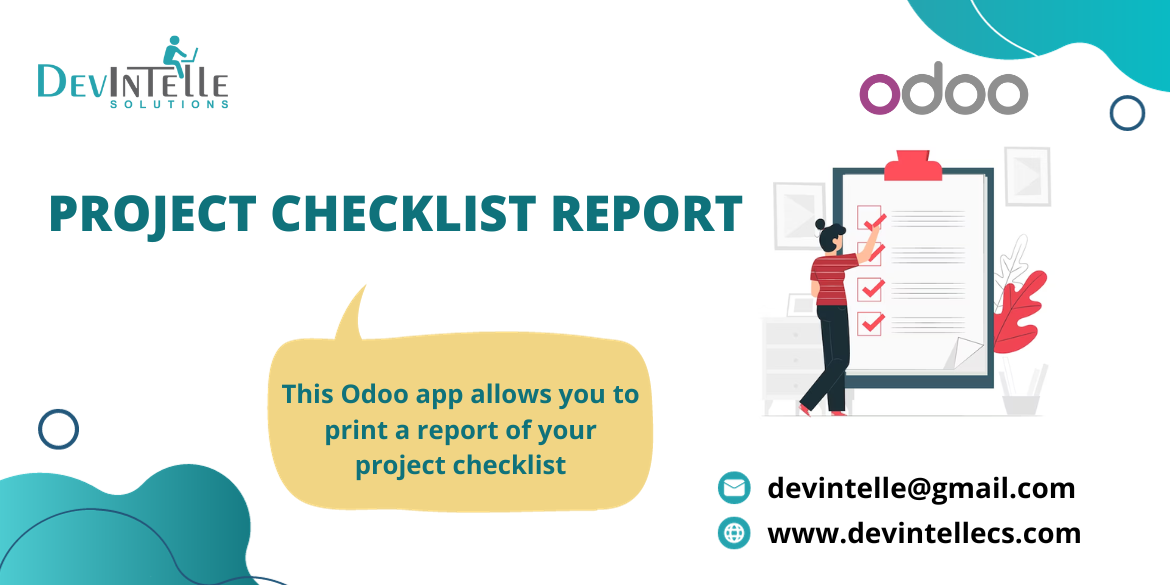 Project Checklist Report in Odoo