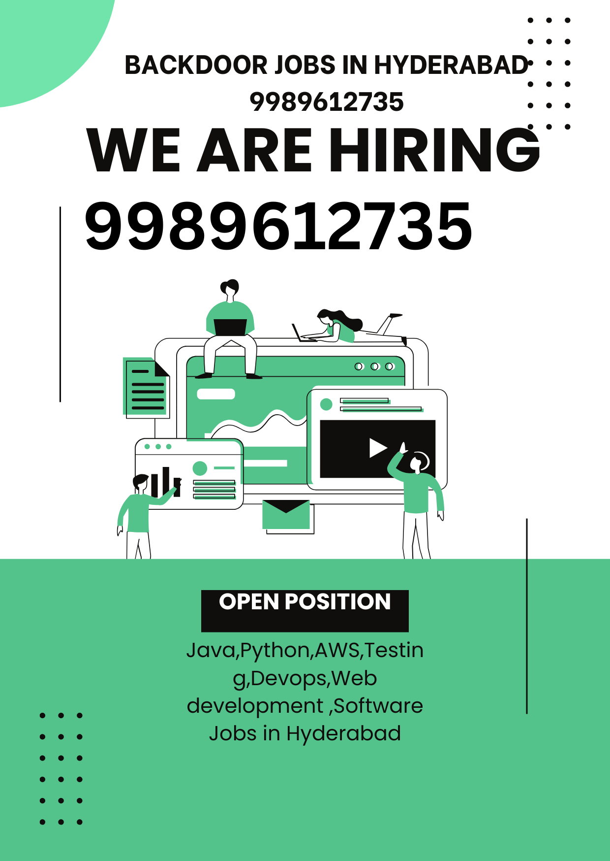 Fresher IT-Software Jobs in Hyderabad 9989612735